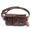 Miniatyrbild 10 av 10: Äkta läder Fanny Pack 01 01 01