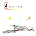 Pikkukuva 7 / 10: 2kpl katkaravun vieheet Minnow Fishing Lure RED 11G red 11g