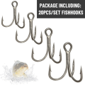 Pikkukuva 5 / 10: 20 kpl / set Fishhooks High Carbon Steel 8 8 8