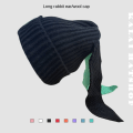 Miniatyrbillede 2 af 10: Strikket uldhue Warm Tide Hat HVID OG SORT HVID OG SORT White and Black