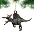 Miniatyrbillede 5 af 10: Jul Dinosaur Ornament Juletræ Dinosaur Pendant 9 9 9