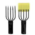Miniatyrbillede 6 af 10: Fiskespyd Harpun Gaffel Fisk Pigthakket Spyd Gig Fork 4 GRUNDER 4 Prongs