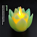 Pikkukuva 4 / 10: Lotus kynttilälamppu toivomuslamppu PUNAINEN 1 VALO 1 VALO red 1 light-1 light