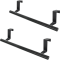 Miniatyrbilde 1 av 10: 2 stk Håndkleholder Håndklestang SORT black