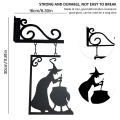 Pikkukuva 2 / 10: Witch Silhouette Patsas Puutarhakulmakyltti 40X23CMBLACK WITCH 40x23cmBlack Witch