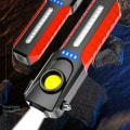 Miniatyrbillede 10 af 10: LED lommelygte Safety Hammer lommelygte USB opladning