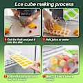 Miniatyrbilde 9 av 10: Ice Cube Bretter Ice Cube Maker Form BLÅ blue