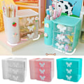 Miniatyrbillede 10 af 10: Desktop Opbevaring Case Diverse Opbevaringsboks HVID White