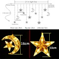 Miniatyrbild 3 av 6: LED String Fairy Lights Moon Star B-Multicolor