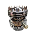 Miniatyrbillede 1 af 10: Carving Piston Skull Face Statue C C C