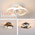 Miniatyrbilde 3 av 10: LED-lampe taklys SVART DOBBEL C DOBBEL C Black Double C-Double C