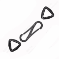 Miniatyrbilde 2 av 10: 10 stk Karabinkroker Ryggsekkspenner TRIANGLE SHAPE TRIANGLE SHAPE Triangle Shape