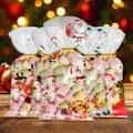 Miniatyrbild 7 av 9: 50 st julgodispåsar Xmasförpackningspåsar C C C