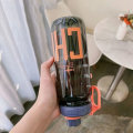 Miniatyrbilde 7 av 10: Sportsvannflaske Drikkeflaske SVART 800ML 800ML Black 800ML-800ML