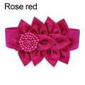 Elastisk taljebælte ROSA RØD rose red
