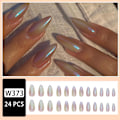Miniatyrbilde 4 av 9: Mandel Fake Nails False Nail W373 W373 W373