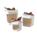 Miniatyrbild 8 av 10: Godiskakakar Förpackningar Papperspåsar BRUNT 7X7X7CM Brown 7x7x7cm