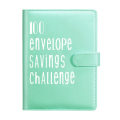 Pikkukuva 10 / 10: 100 Days Envelope Challenge Binder Säästökirja VIHREÄ green