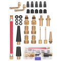Miniatyrbillede 10 af 10: Cykelventiladaptersæt Ventiladapter 33STK 33STK 33PCS