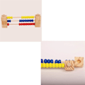 Miniatyrbillede 5 af 6: Træ Abacus Beregning Perle Beregning Stativ