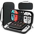 Miniatyrbillede 1 af 9: Bæretaske til Nintendo Switch OLED sort