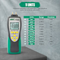 Miniatyrbillede 10 af 10: Manometer Digital Differential Manometer Digitalt lufttryk