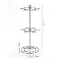 Pikkukuva 2 / 6: Wine Glass Flight Server Stand lasit Näytä Tree Stemware Bronze Double Layers-Double Layers