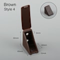 Pikkukuva 1 / 10: Kulmakulmakoodi Muovikulmakoodi RUSKEA TYYLI 4 TYYLI 4 Brown Style 4-Style 4