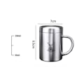 Pikkukuva 1 / 10: Kahvikuppi, kaksipohjainen muki SILVER 150ml 150ml silver 150ml-150ml