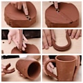 Miniatyrbillede 6 af 9: Håndtag Shape Tool Scraper Keramisk Værktøj