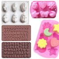 Miniatyrbillede 7 af 10: 4stk Kanin Chokolade Forme Chokolade Forme Bogstav Forme Til