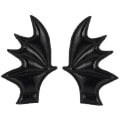 Miniatyrbilde 1 av 10: 3 par Halloween hårnåler Devil Ears Pannebånd SVART 02 02 black 02-02