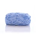Chenille Velvet Garn Chunky Knitted Carded Threads SKY BLUE sky blue
