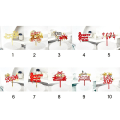 Miniatyrbild 2 av 10: 1/4PCS 2024 Cake Toppers Gott Nytt År 5 5 5