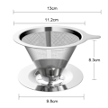 Miniatyrbillede 1 af 10: Kaffefilter Kaffe Drip Mesh 600 MESHM-MED BASE M-MED BASE 600 MeshM-With Base