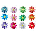 Miniatyrbillede 8 af 10: 40 STK Blomsterbroderede Patches Broderipuder RØD red