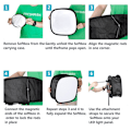 Miniatyrbillede 8 af 10: Soft box Photography Softbox Soft Lamp Light