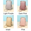 Miniatyrbilde 4 av 10: Kvinner Mobiltelefon Veske Crossbody Bags Reise skulderveske Grey