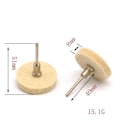 Miniatyrbillede 3 af 6: 2 stk. polerhjulsdug polerhjul C C C