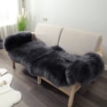 Miniatyrbilde 8 av 10: Fluffy teppe imitert ullpute GULL gold