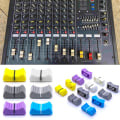 Miniatyrbilde 7 av 10: 10 STK Fader Knob Cap Touch Potensiometer Cap GUL yellow