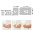 Miniatyrbild 3 av 10: Bordsskylthållare Meny Display Stativ 01-A5 01-A5 01-A5