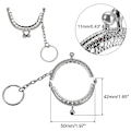 Pikkukuva 2 / 10: Kukkarokehys Kiss Clasp Kukkaro lukkokehys SILVER silver