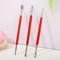 Miniatyrbillede 7 af 10: Carving Indentation Pen Clay Crimping Pen Læder Gravering Pen