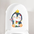 Miniatyrbillede 9 af 10: Juletoilet-klistermærke Xmas Wall Decal STYLE 8 STYLE 8 Style 8