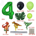 Pikkukuva 1 / 10: Dinosaurusteema Ilmapallot Sarjakuva Dragon Column 4 4 4
