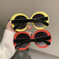 Miniatyrbillede 6 af 10: Dame Solbriller Goggle SORT GUL SORT GUL Black Yellow