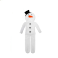 Pikkukuva 1 / 9: Tonttu-asusteet Set Jouluinen tonttunukkeasu LUMIUKKO Snowman