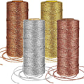 Miniatyrbilde 3 av 4: Farget Twine Gold Twine Gold Garn