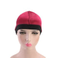 Miniatyrbillede 9 af 10: Mænd Durag Hatte Wave Caps RØD Red